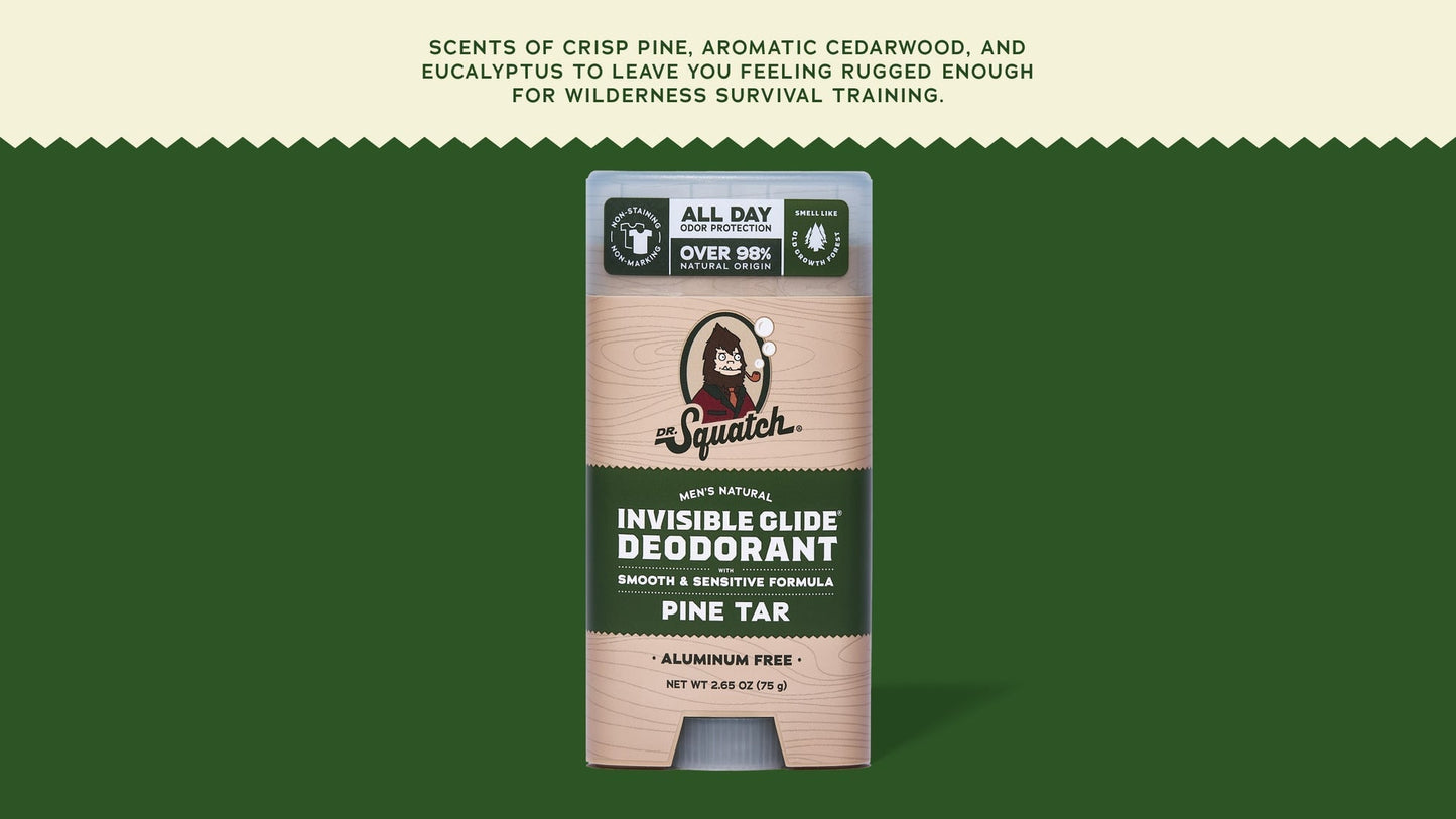 PINE TAR INVISIBLE GLIDE DEODORANT - US 9679