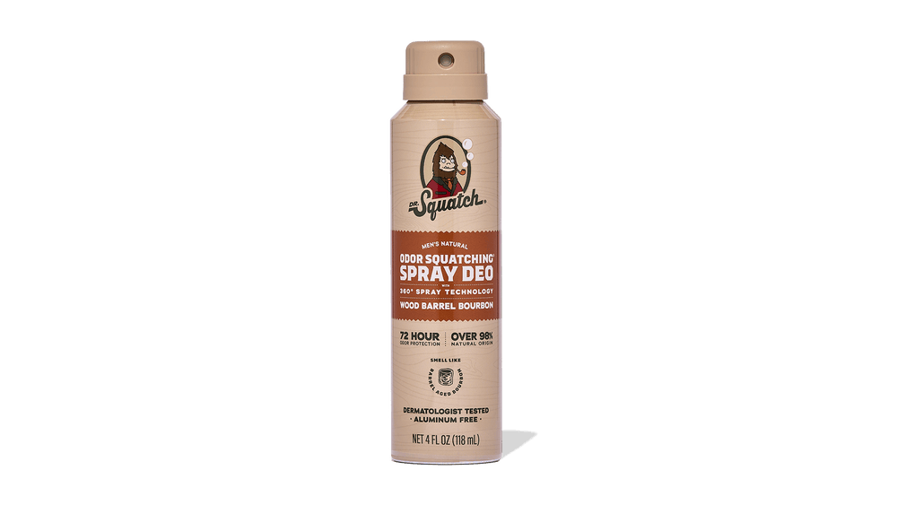 WOOD BARREL BOURBON SPRAY DEODORANT - US 6262