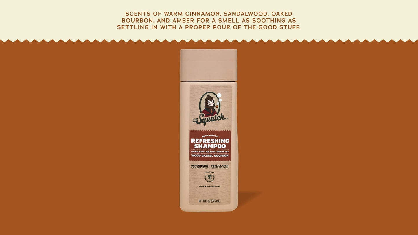 WOOD BARREL BOURBON SHAMPOO - US 6817