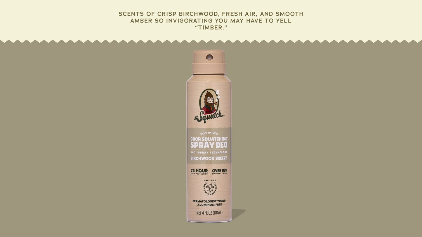 BIRCHWOOD BREEZE SPRAY DEODORANT - US 1512