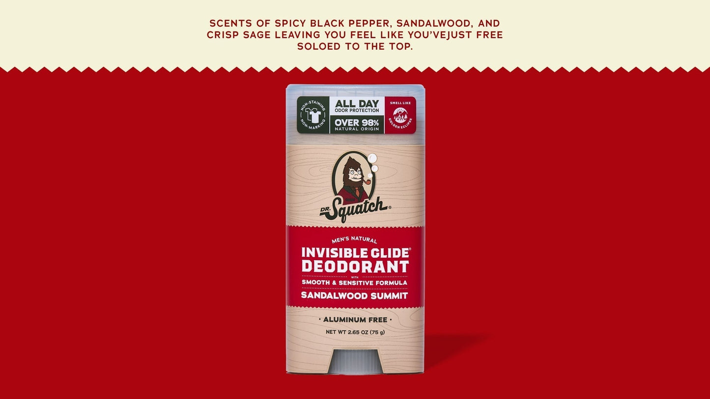 SANDALWOOD SUMMIT INVISIBLE GLIDE DEODORANT - US 4170