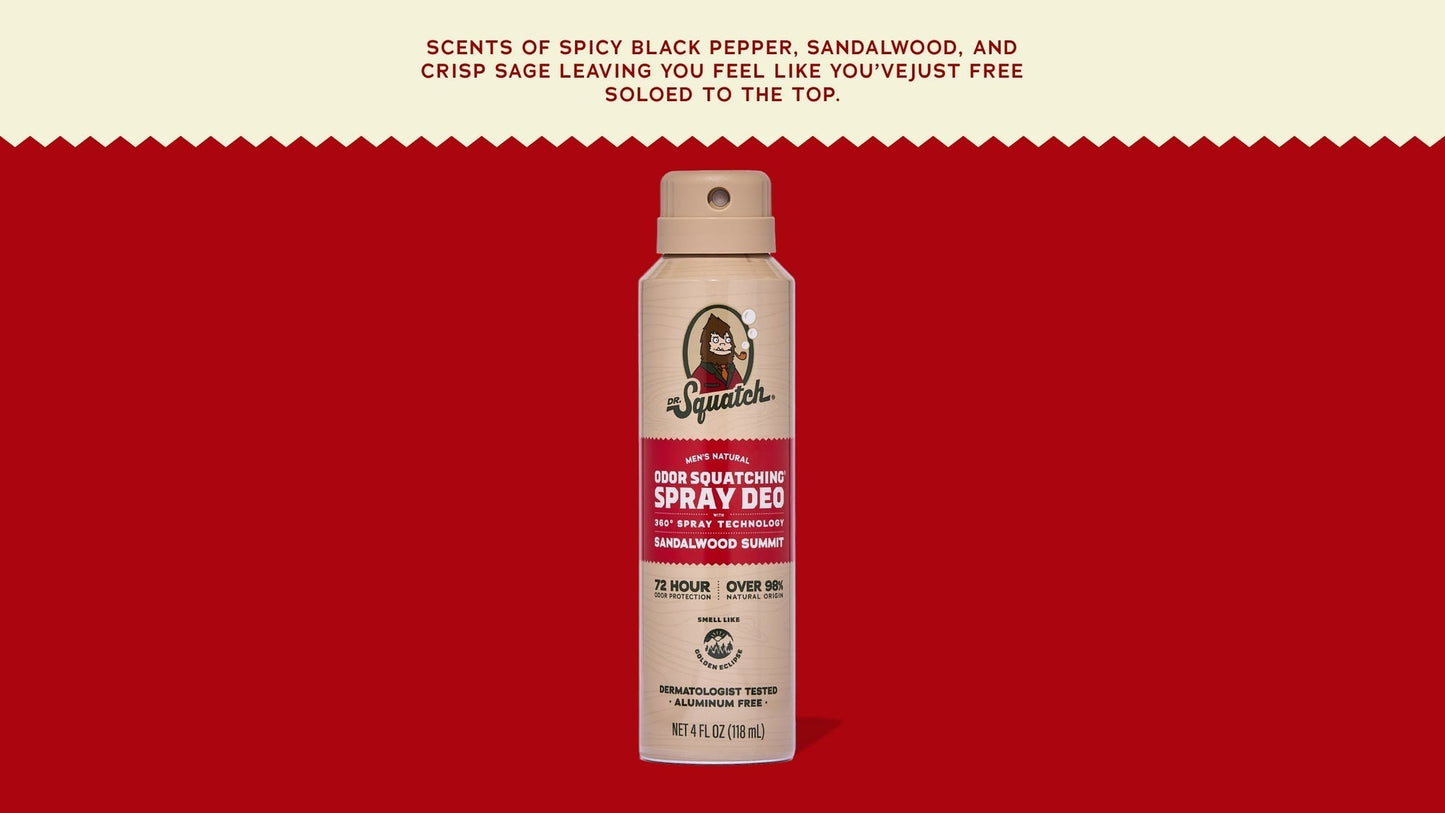 SANDALWOOD SUMMIT SPRAY DEODORANT - US 4012