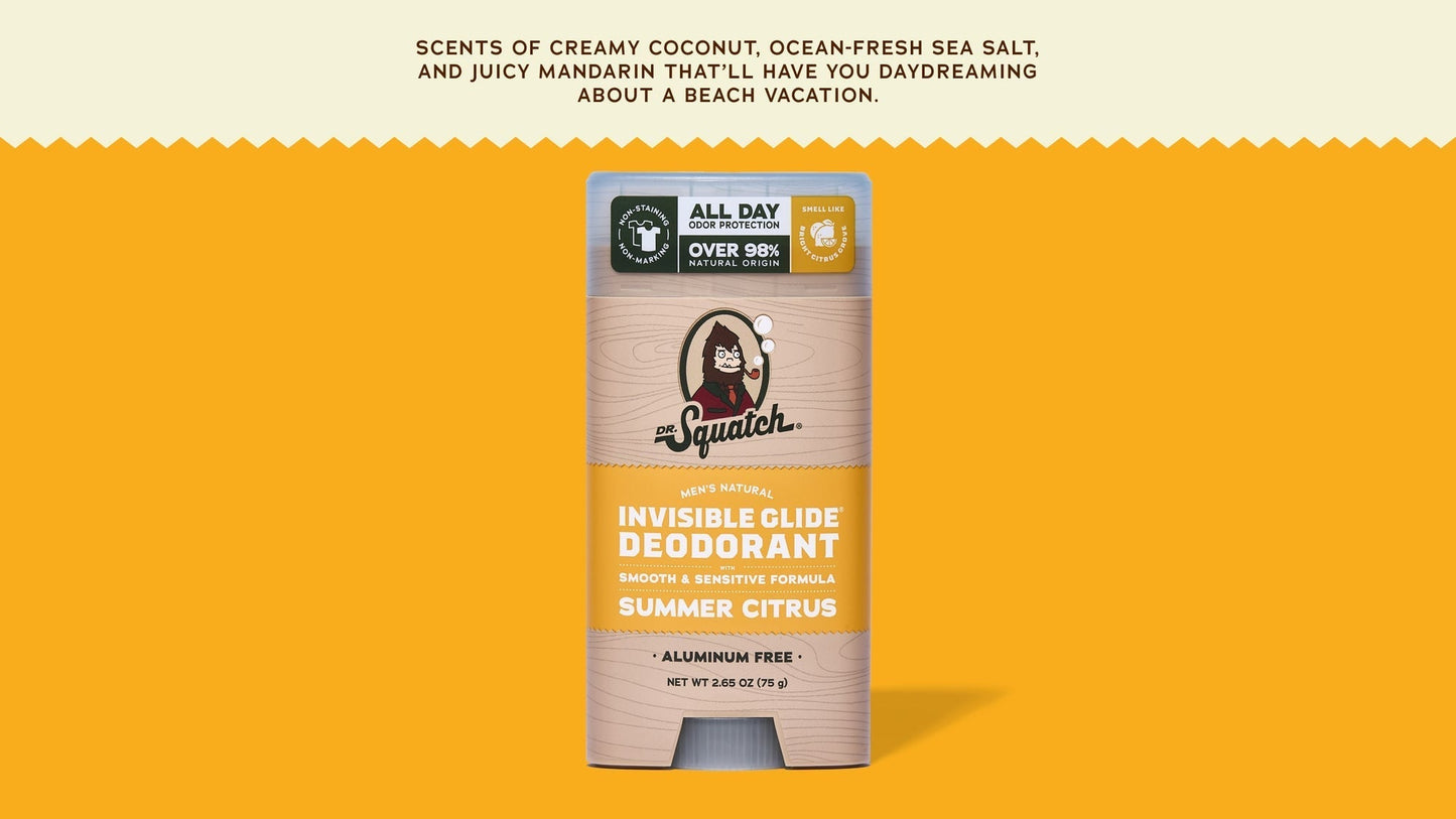 SUMMER CITRUS INVISIBLE GLIDE DEODORANT - US 9096