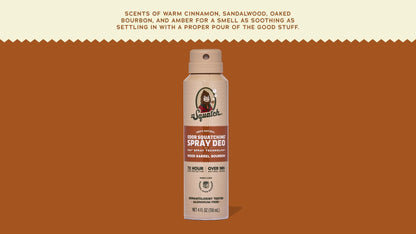 WOOD BARREL BOURBON SPRAY DEODORANT - US 6262